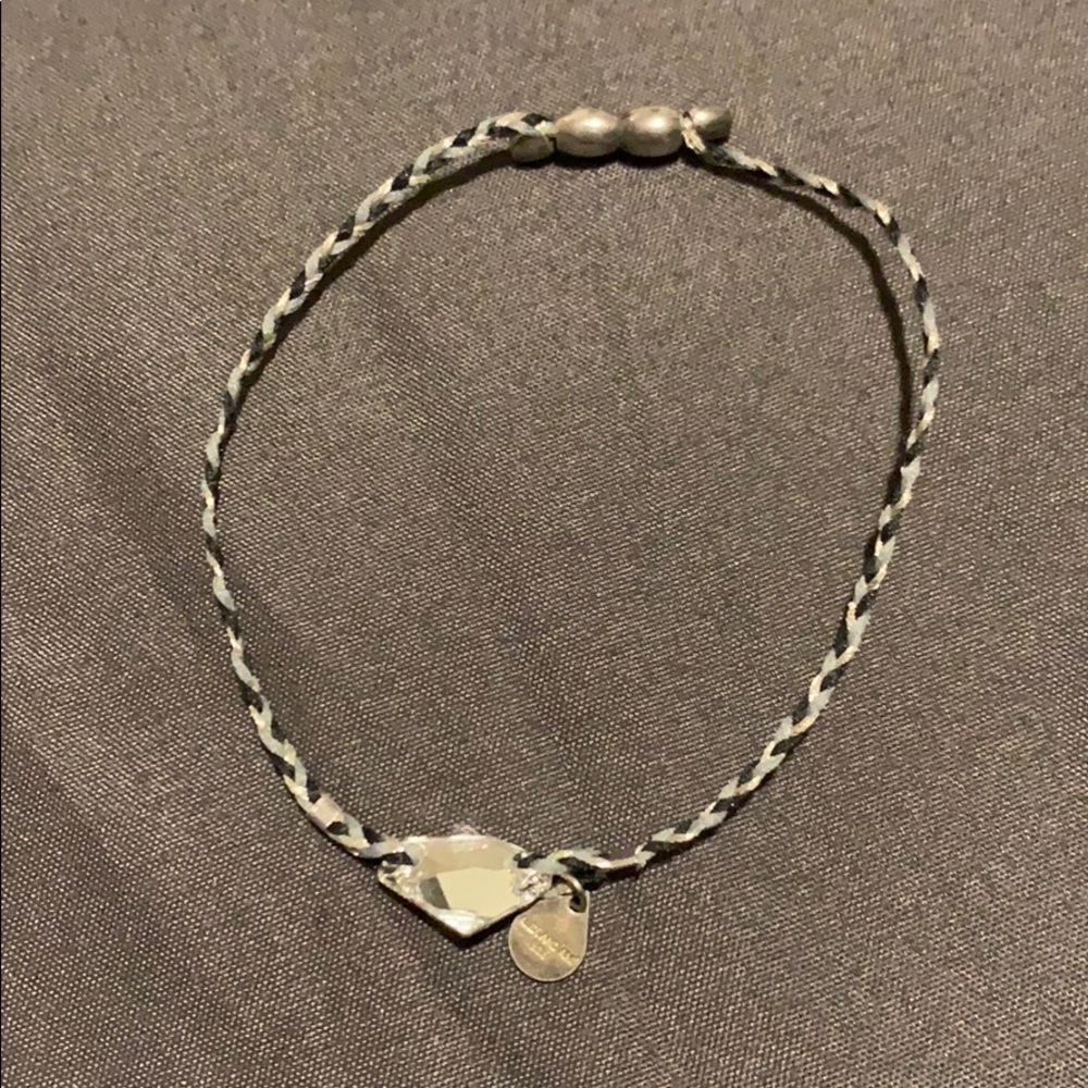 Alex and ani silver thread bracelet